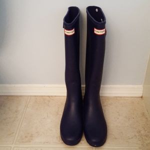Purple/Neptune Hunter boots size 8